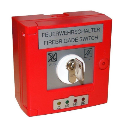 Перемикач Systemair FWS-P4 fire brigade switch+key